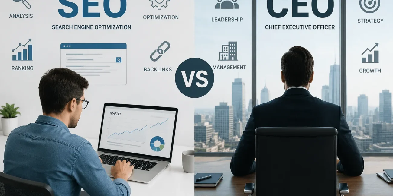 تفاوت سئو و ceo
